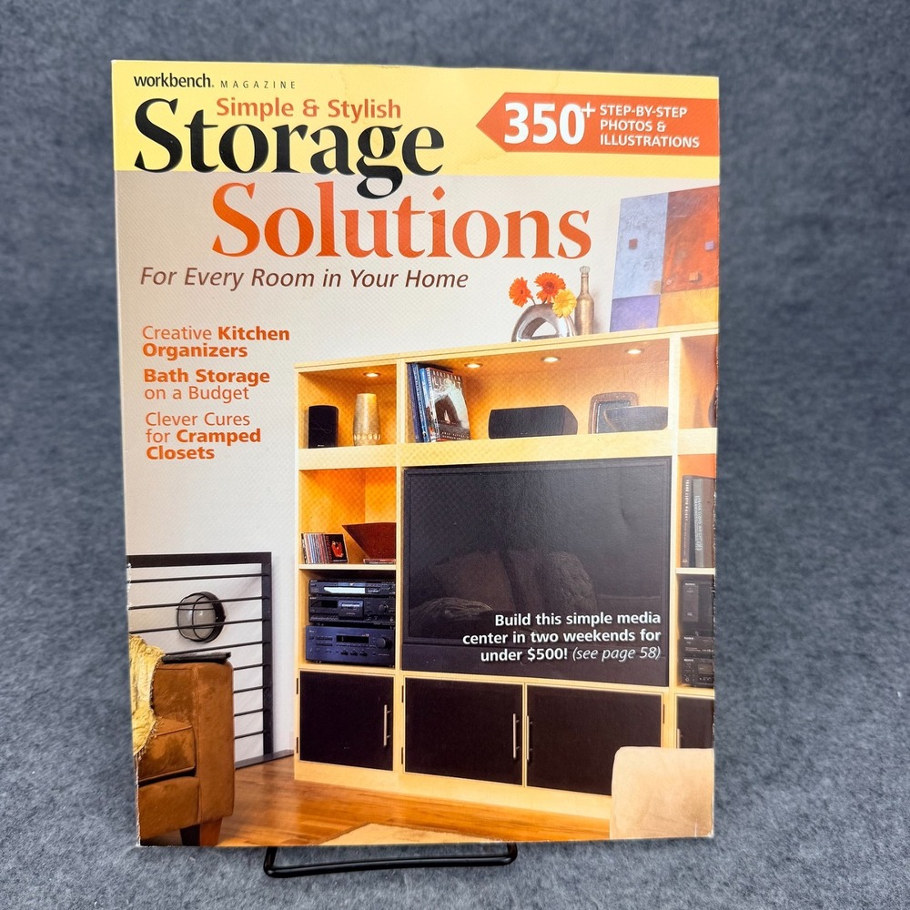 Workbench Magazine Simple & Stylish Storage Solutions Home Organizing 2006 DIY